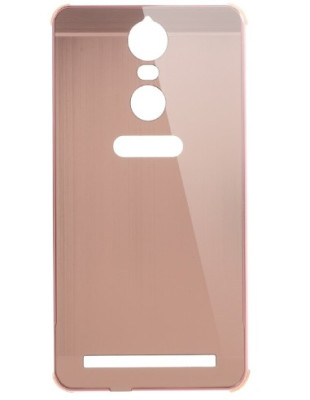Добави още лукс Бъмпъри за телефони Луксозен алуминиев бъмпър с твърд гръб огледален за Lenovo K5 Note A7020 A48 златисто розов